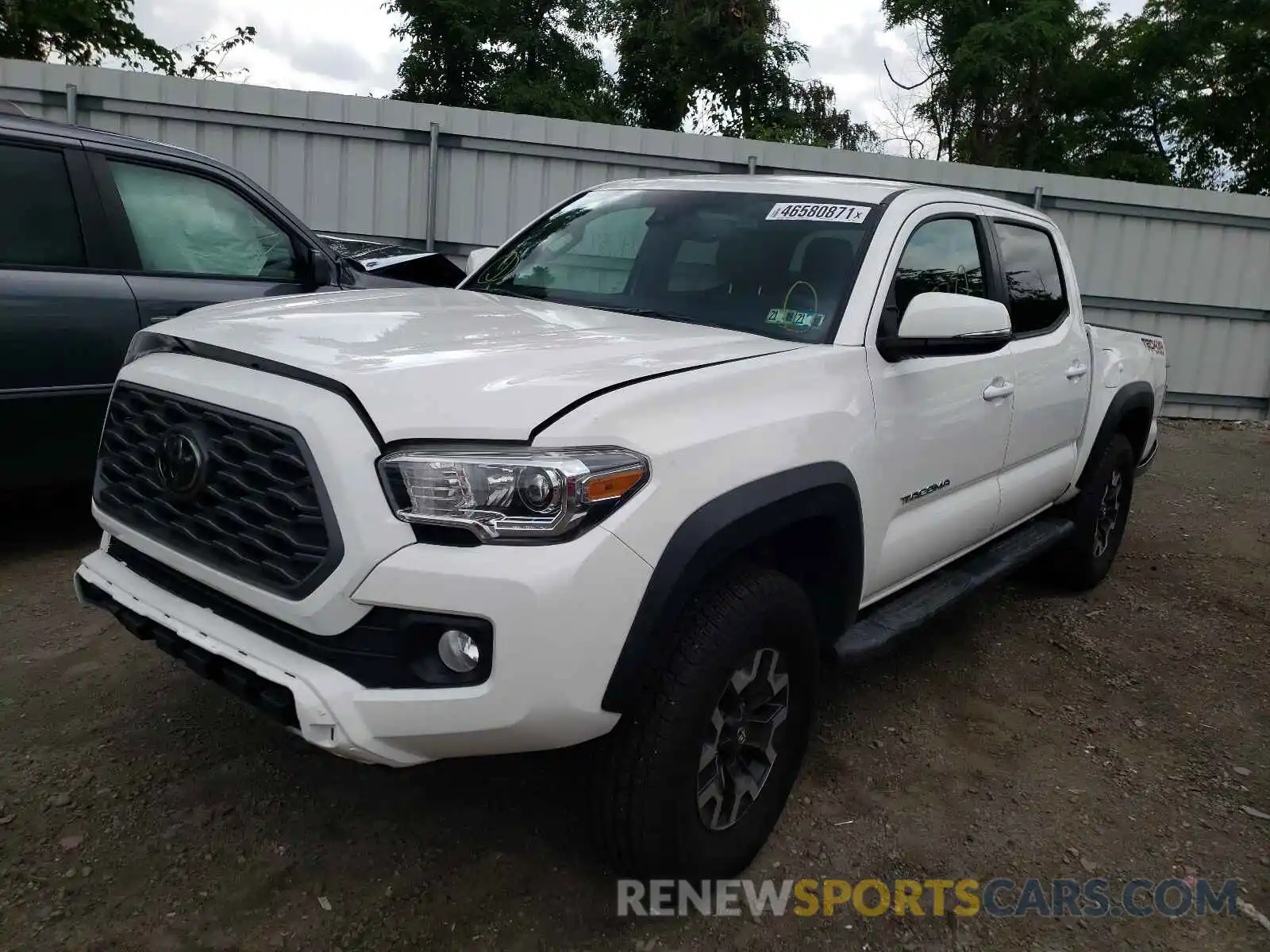 2 Photograph of a damaged car 3TMCZ5AN1MM383637 TOYOTA TACOMA 2021