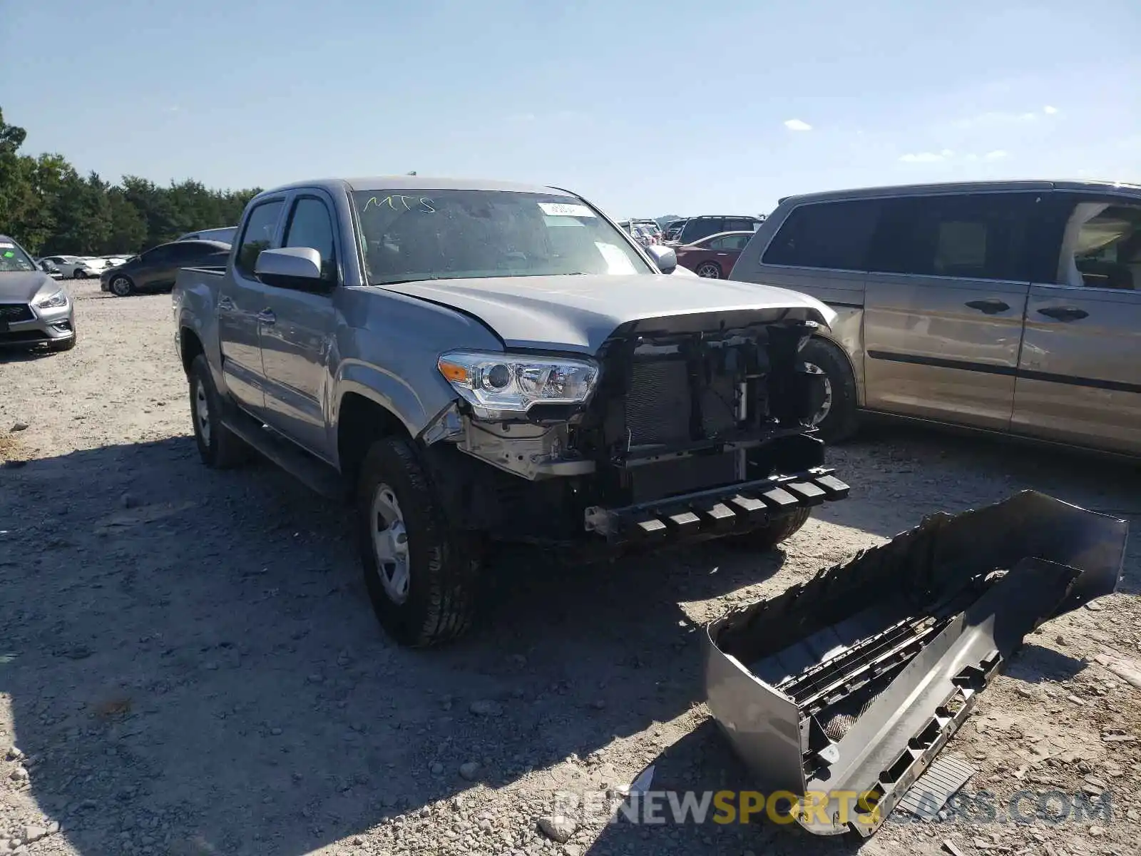 1 Photograph of a damaged car 3TMCZ5AN1MM389132 TOYOTA TACOMA 2021