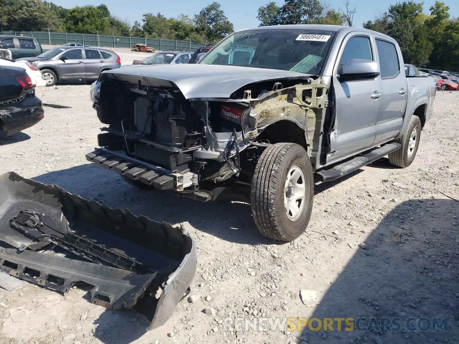 2 Photograph of a damaged car 3TMCZ5AN1MM389132 TOYOTA TACOMA 2021