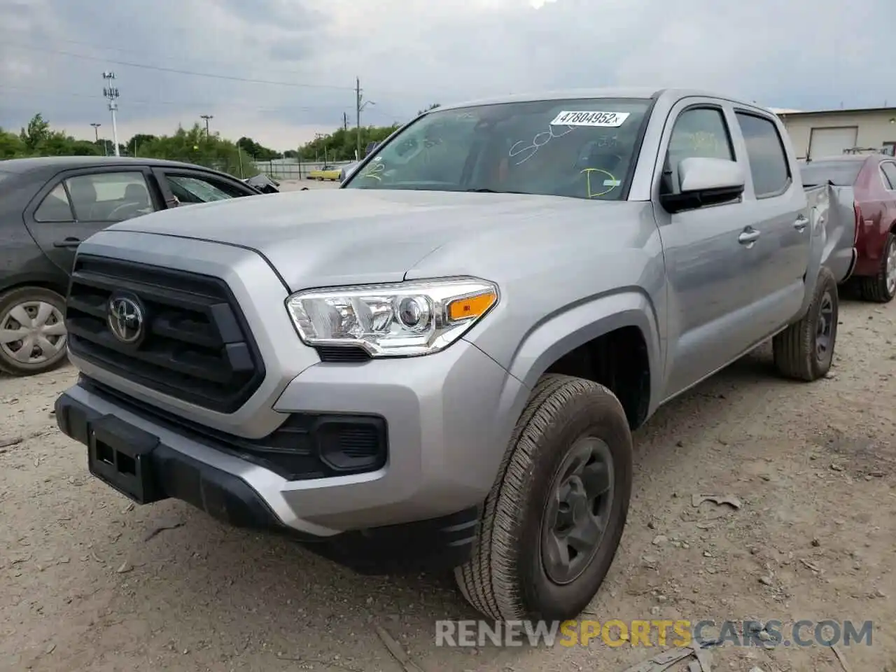 2 Photograph of a damaged car 3TMCZ5AN1MM389275 TOYOTA TACOMA 2021