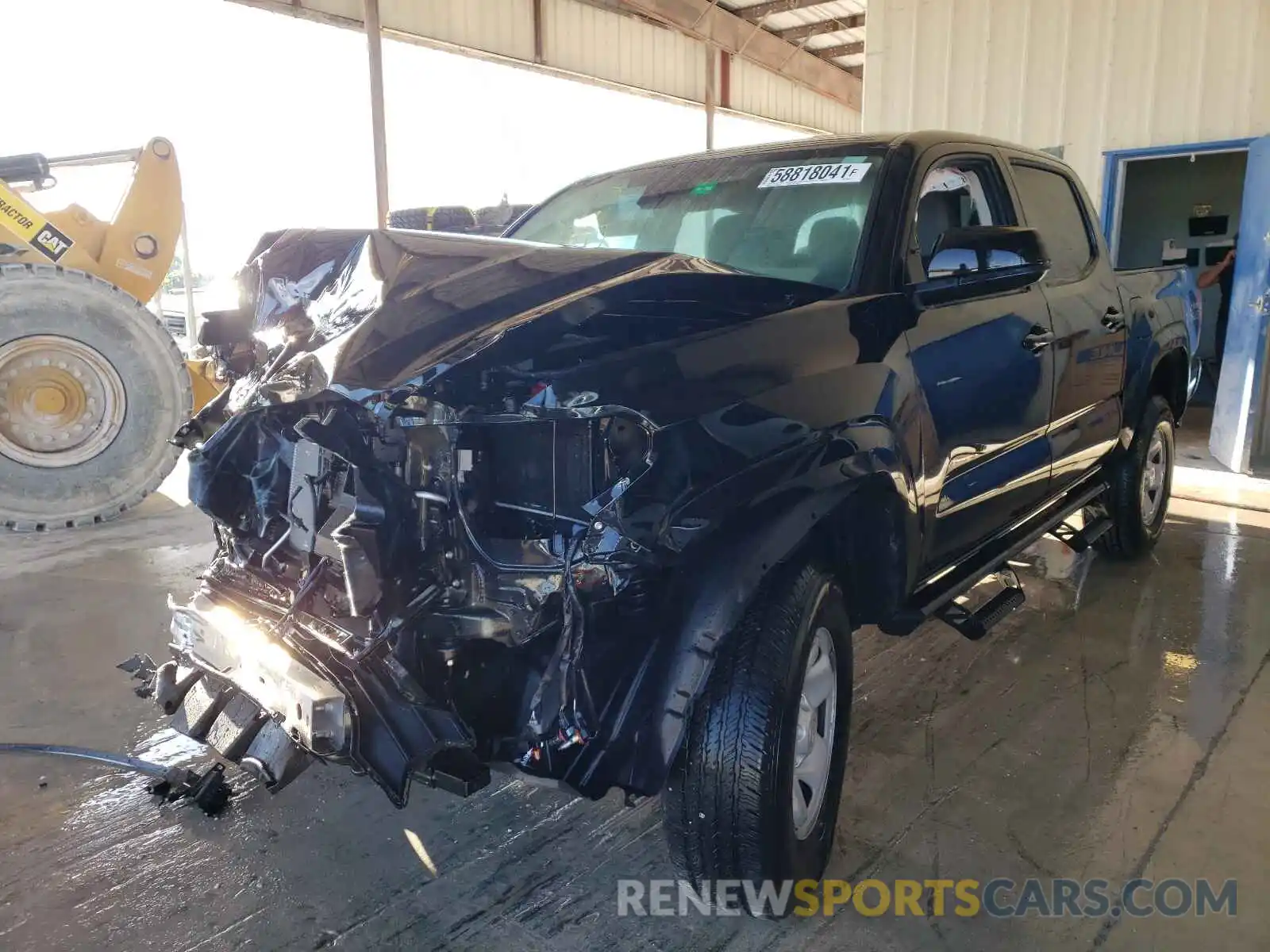 2 Photograph of a damaged car 3TMCZ5AN1MM390877 TOYOTA TACOMA 2021