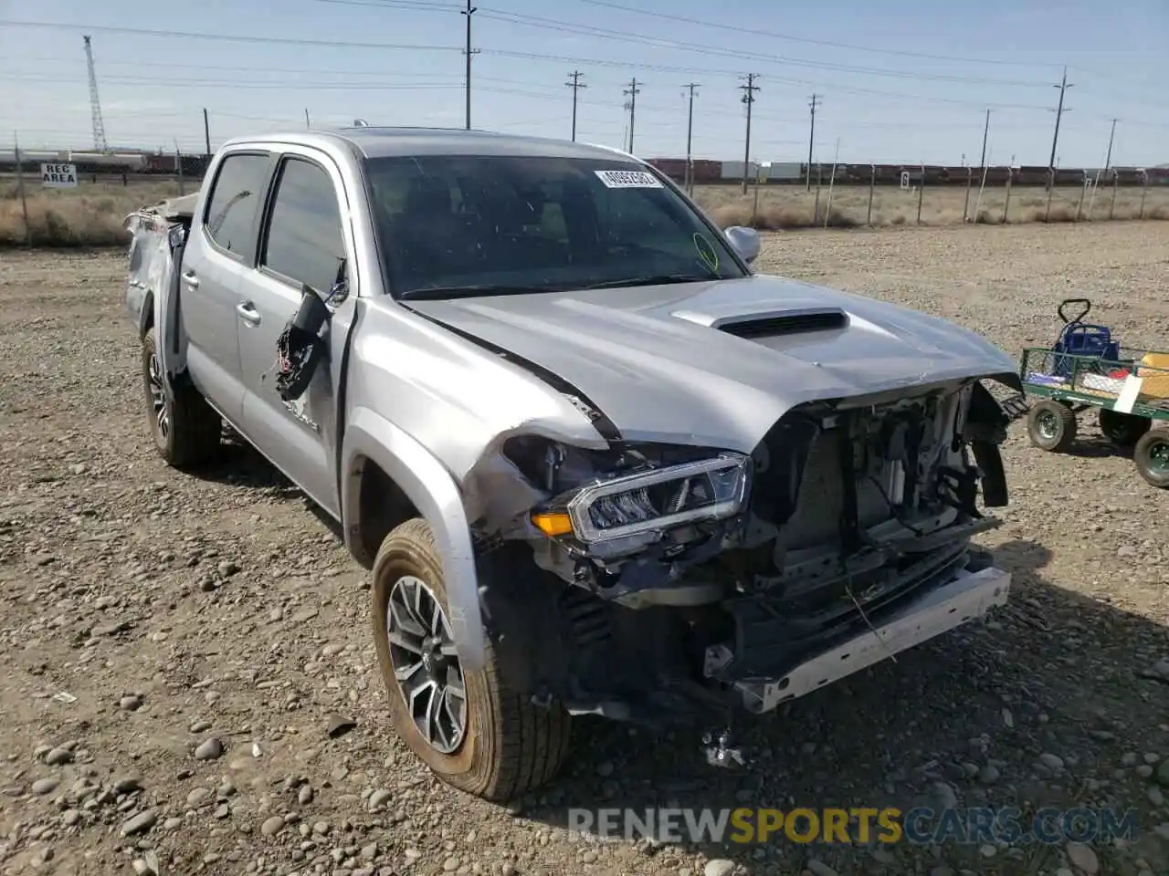 1 Photograph of a damaged car 3TMCZ5AN1MM391107 TOYOTA TACOMA 2021