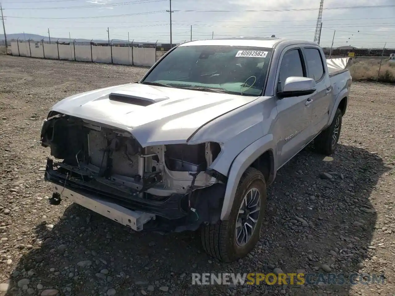 2 Photograph of a damaged car 3TMCZ5AN1MM391107 TOYOTA TACOMA 2021