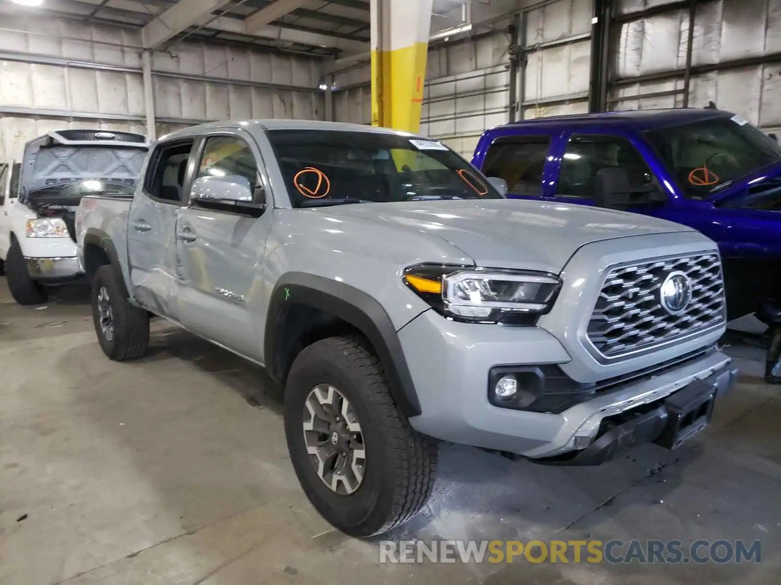 1 Photograph of a damaged car 3TMCZ5AN1MM391270 TOYOTA TACOMA 2021