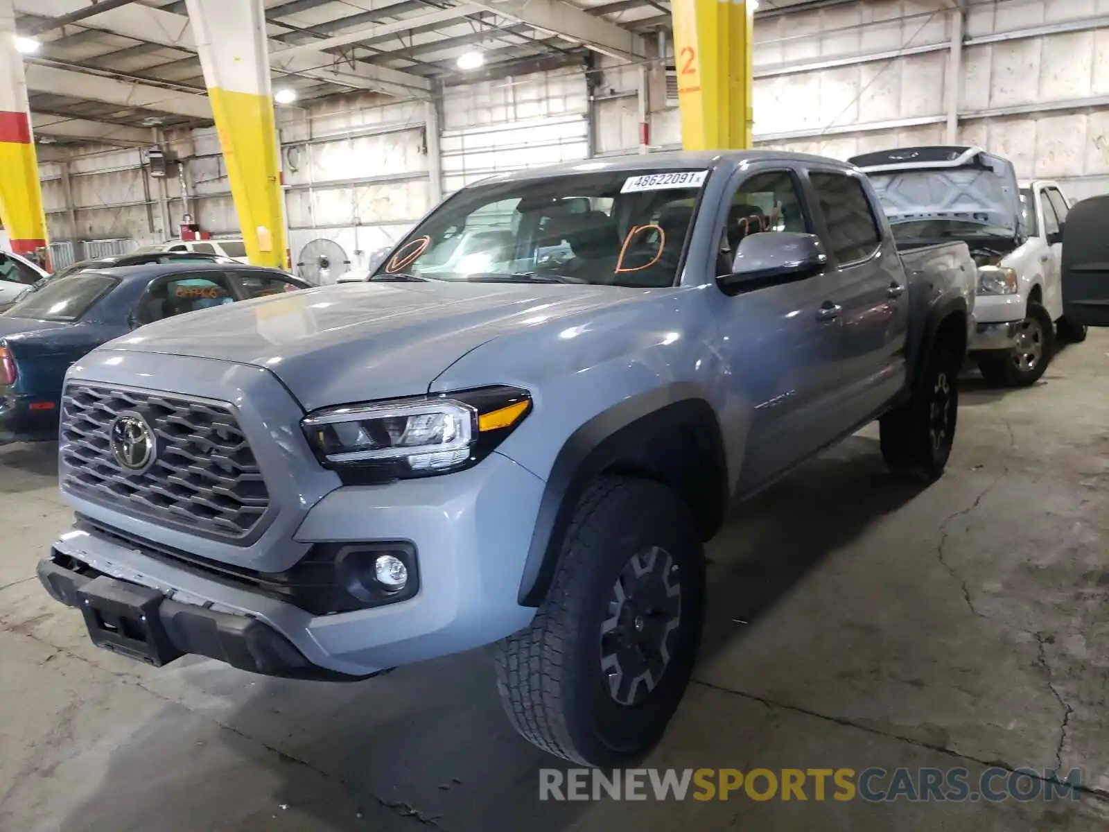 2 Photograph of a damaged car 3TMCZ5AN1MM391270 TOYOTA TACOMA 2021