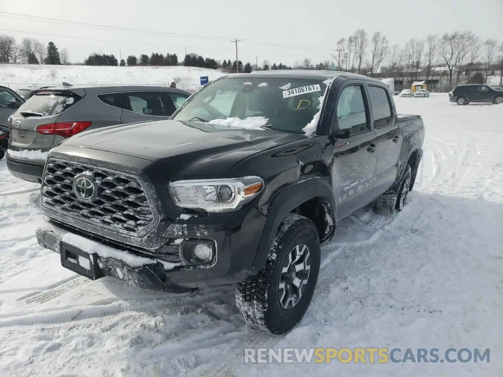 2 Photograph of a damaged car 3TMCZ5AN1MM392855 TOYOTA TACOMA 2021