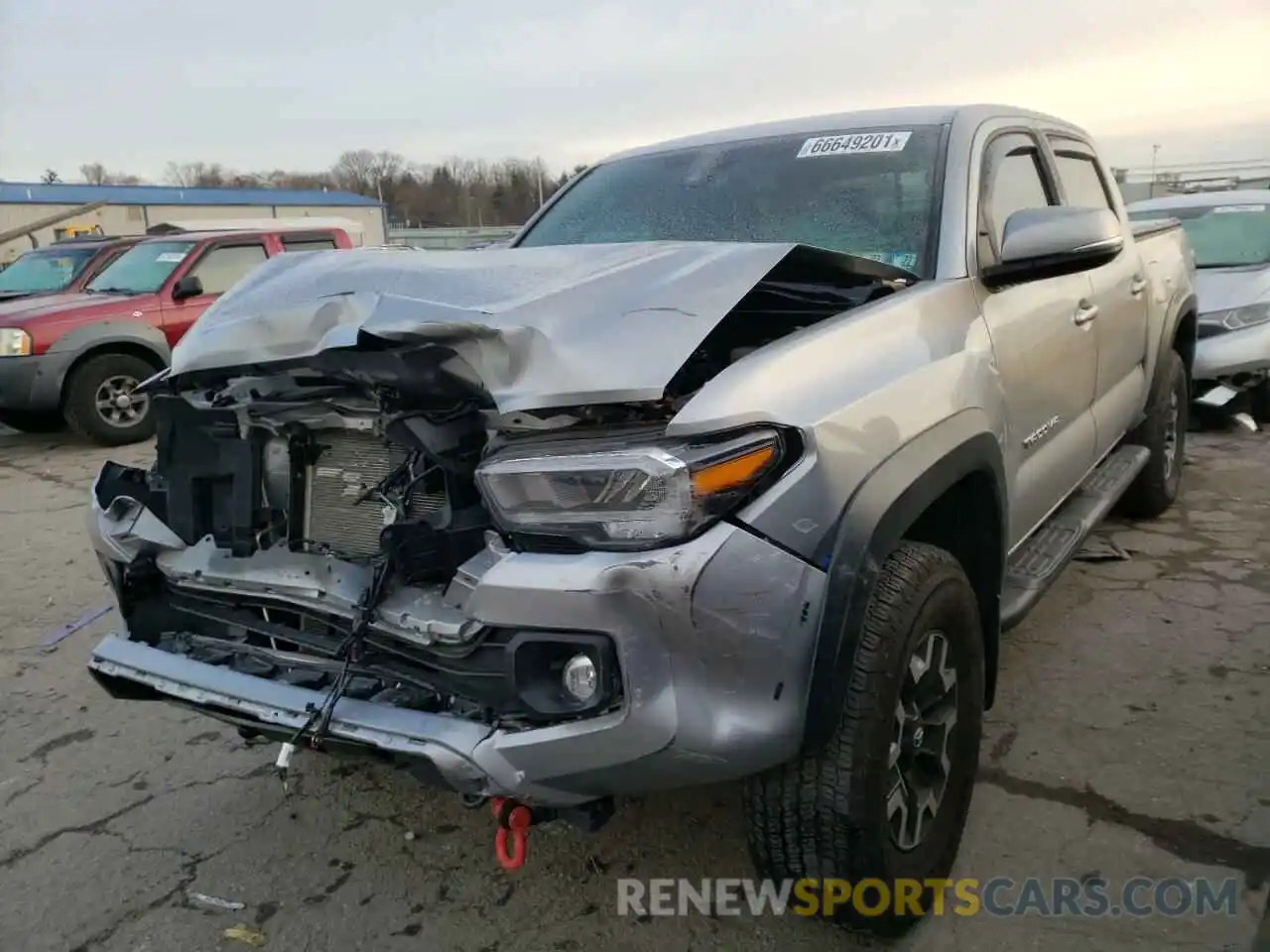 2 Photograph of a damaged car 3TMCZ5AN1MM397179 TOYOTA TACOMA 2021