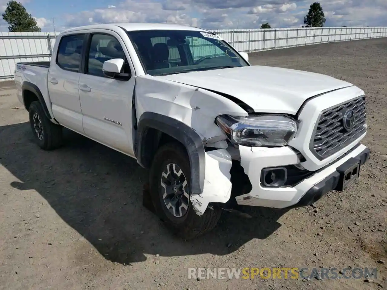 1 Photograph of a damaged car 3TMCZ5AN1MM399949 TOYOTA TACOMA 2021