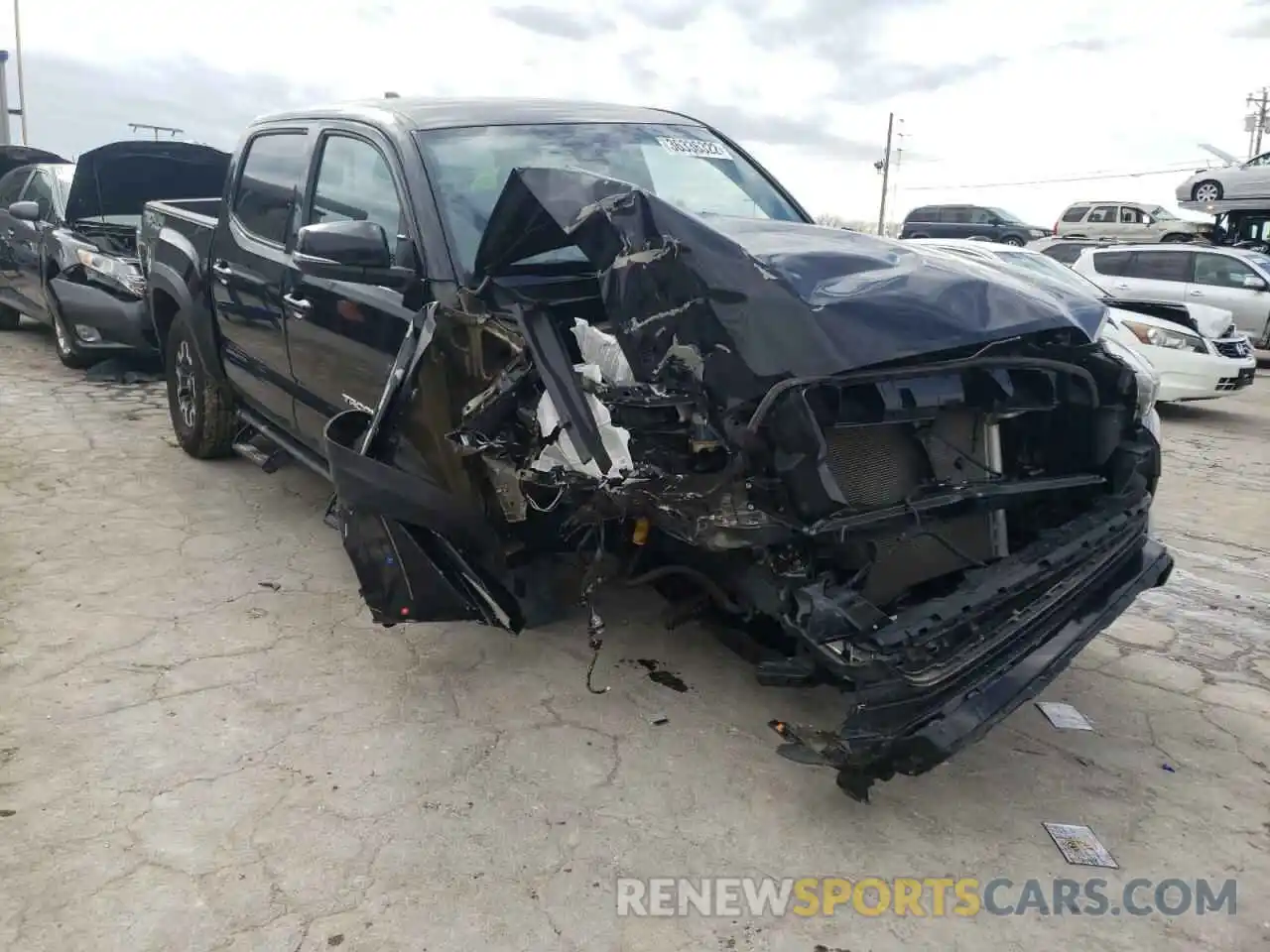 1 Photograph of a damaged car 3TMCZ5AN1MM400324 TOYOTA TACOMA 2021