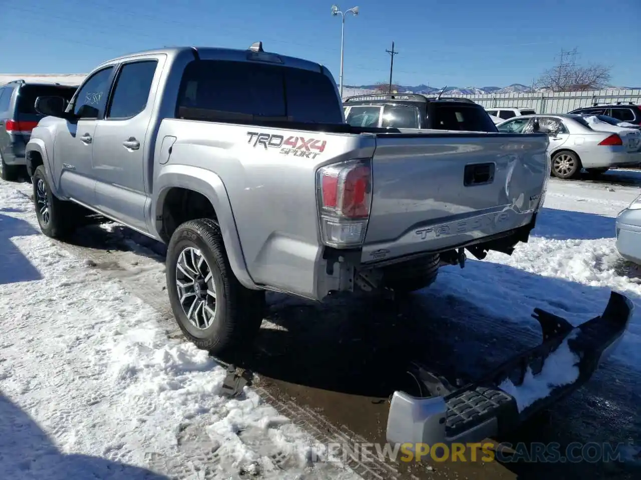 3 Photograph of a damaged car 3TMCZ5AN1MM400565 TOYOTA TACOMA 2021