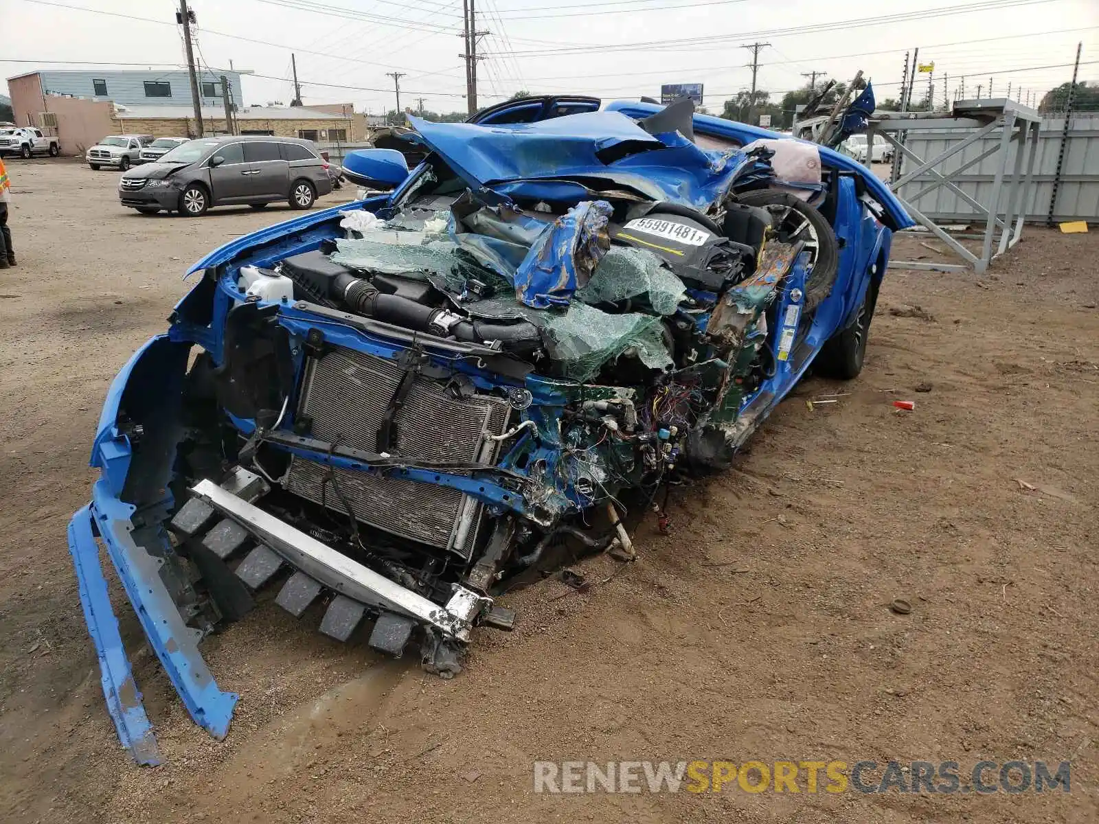 2 Photograph of a damaged car 3TMCZ5AN1MM401585 TOYOTA TACOMA 2021