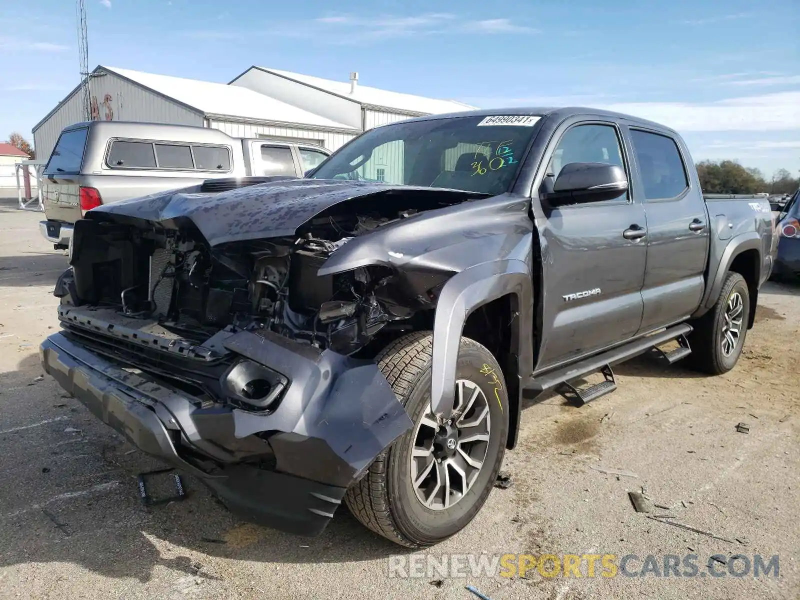 2 Photograph of a damaged car 3TMCZ5AN1MM401957 TOYOTA TACOMA 2021