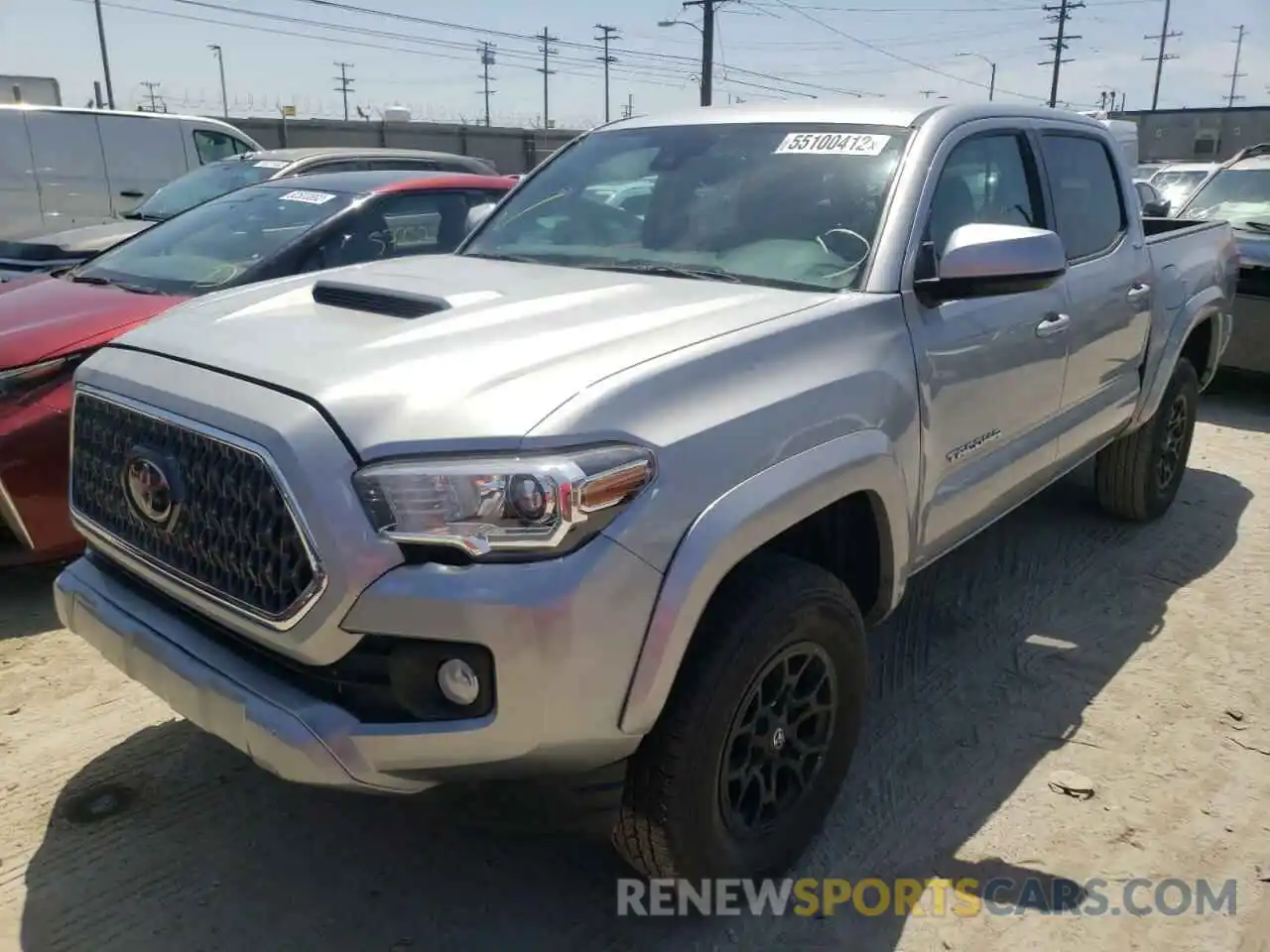 2 Photograph of a damaged car 3TMCZ5AN1MM402963 TOYOTA TACOMA 2021