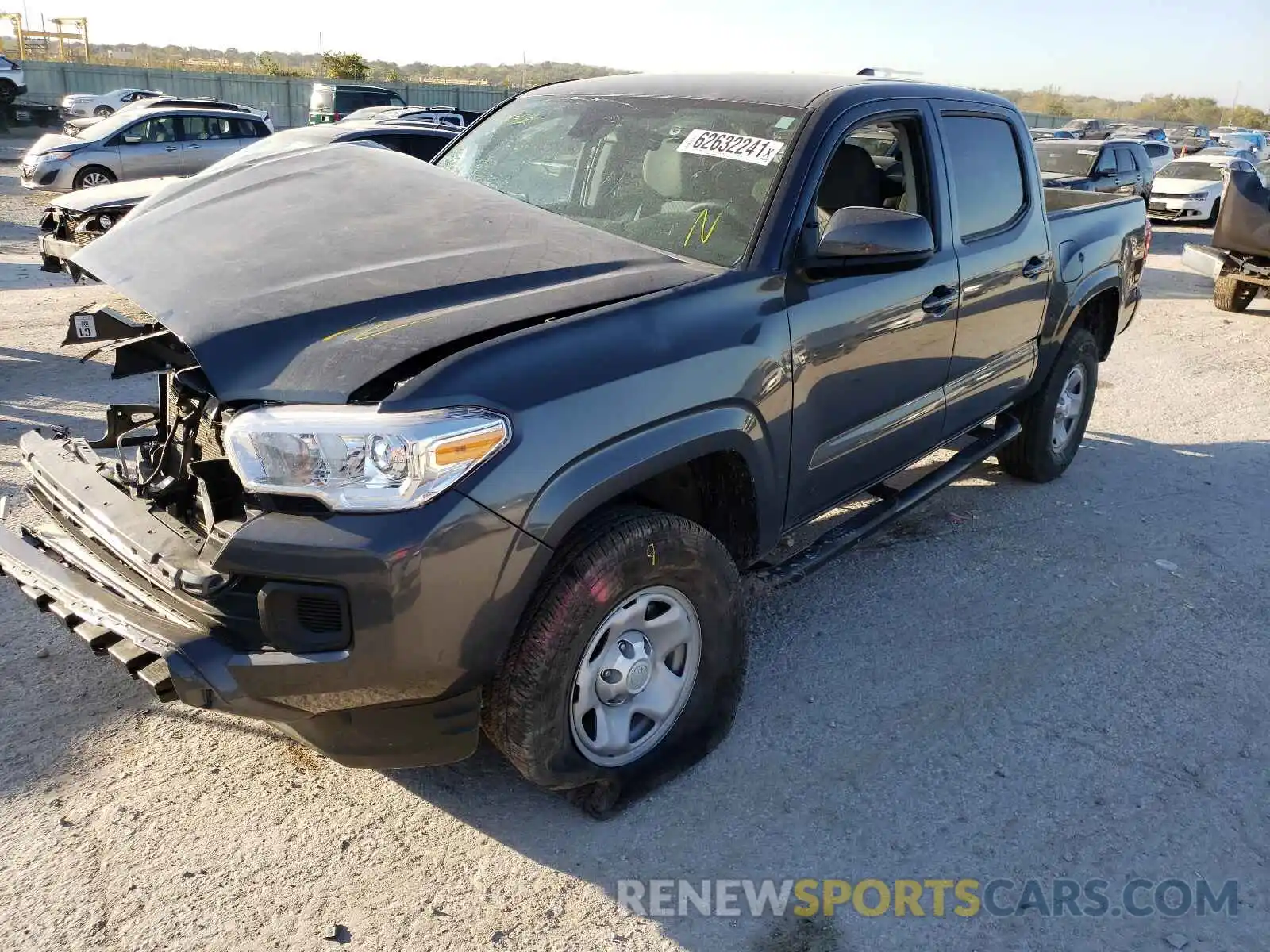 2 Photograph of a damaged car 3TMCZ5AN1MM404924 TOYOTA TACOMA 2021