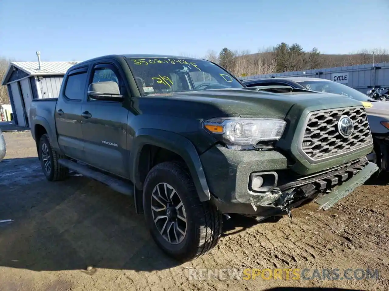 1 Photograph of a damaged car 3TMCZ5AN1MM404941 TOYOTA TACOMA 2021