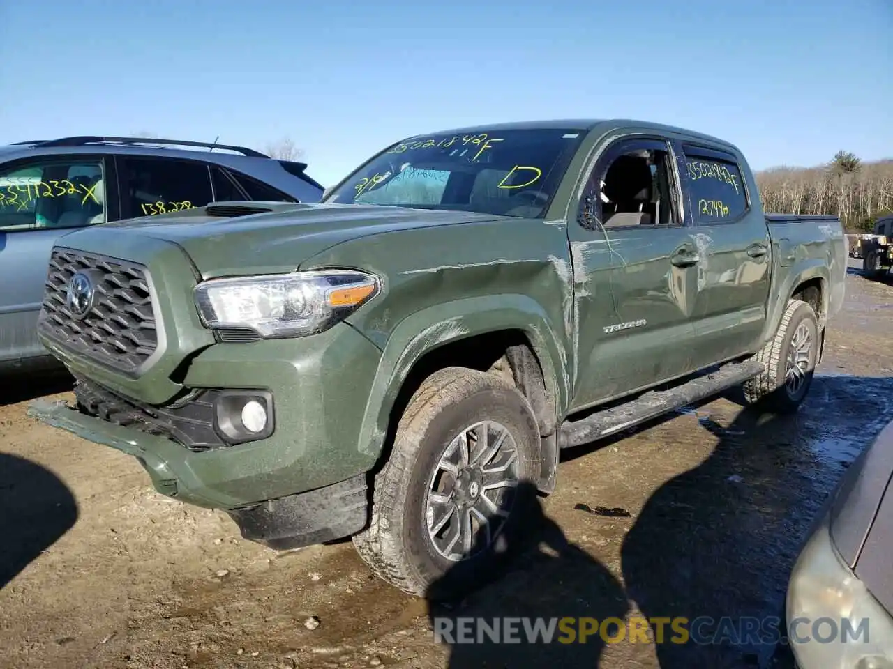 2 Photograph of a damaged car 3TMCZ5AN1MM404941 TOYOTA TACOMA 2021