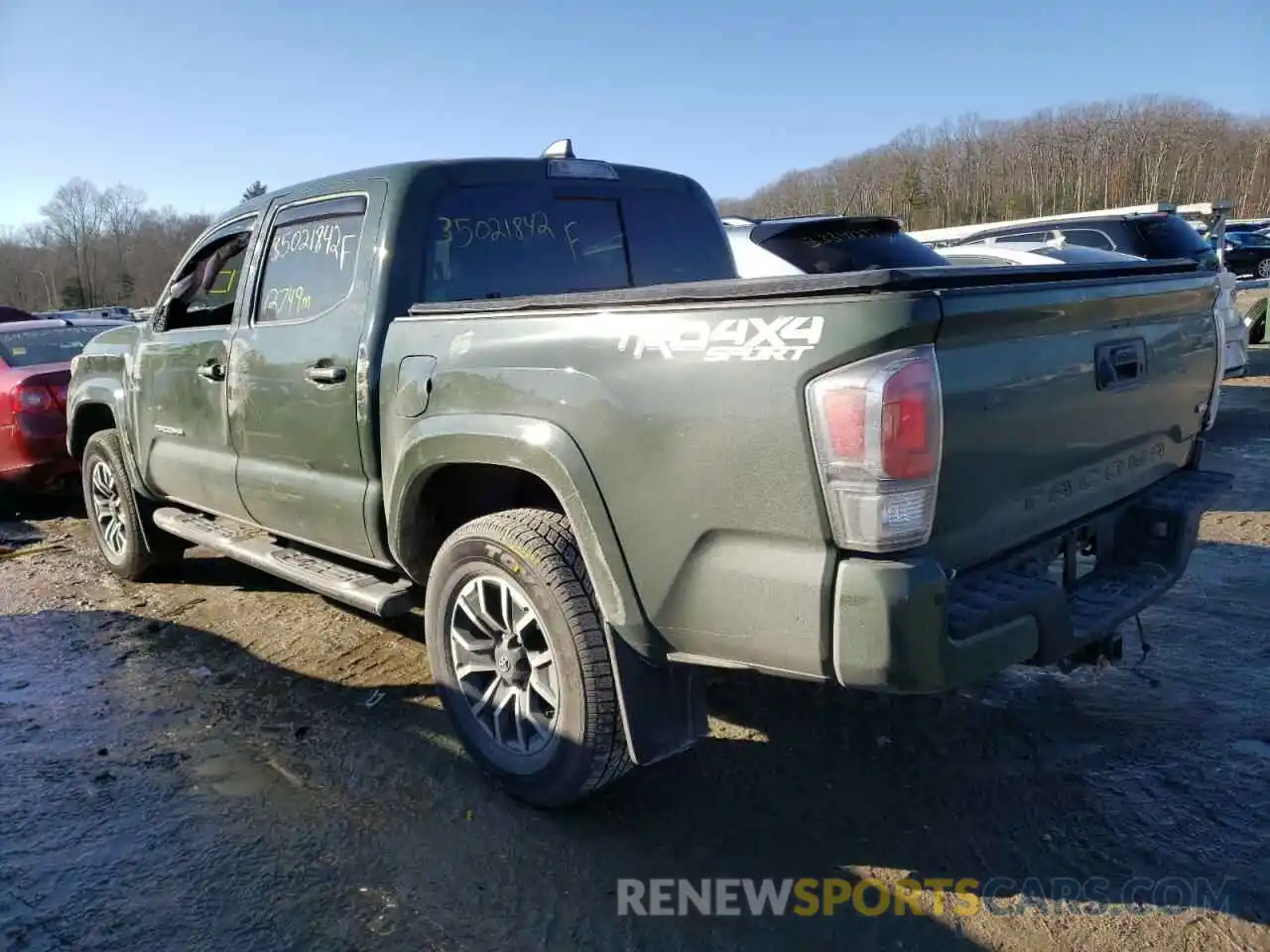 3 Photograph of a damaged car 3TMCZ5AN1MM404941 TOYOTA TACOMA 2021