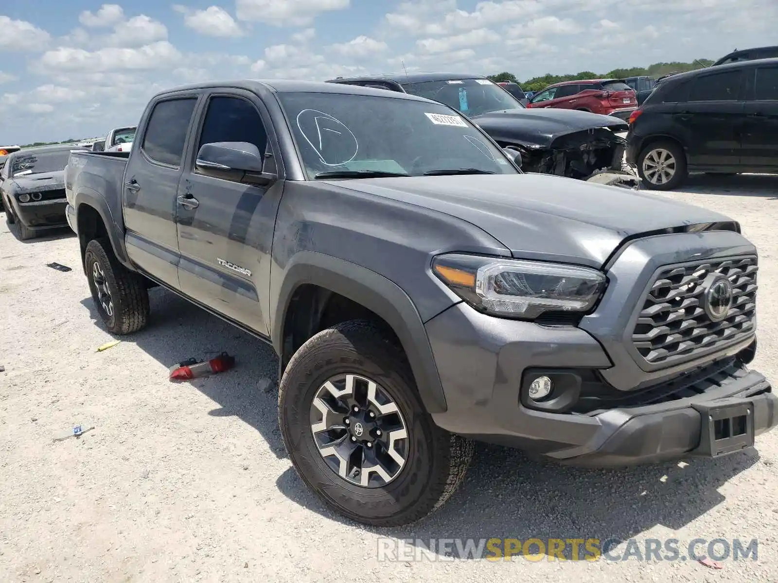 1 Photograph of a damaged car 3TMCZ5AN1MM405751 TOYOTA TACOMA 2021