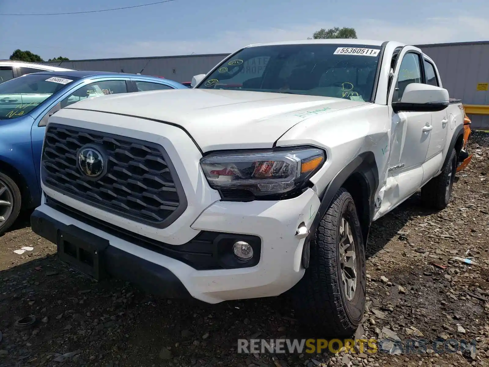 2 Photograph of a damaged car 3TMCZ5AN1MM409718 TOYOTA TACOMA 2021