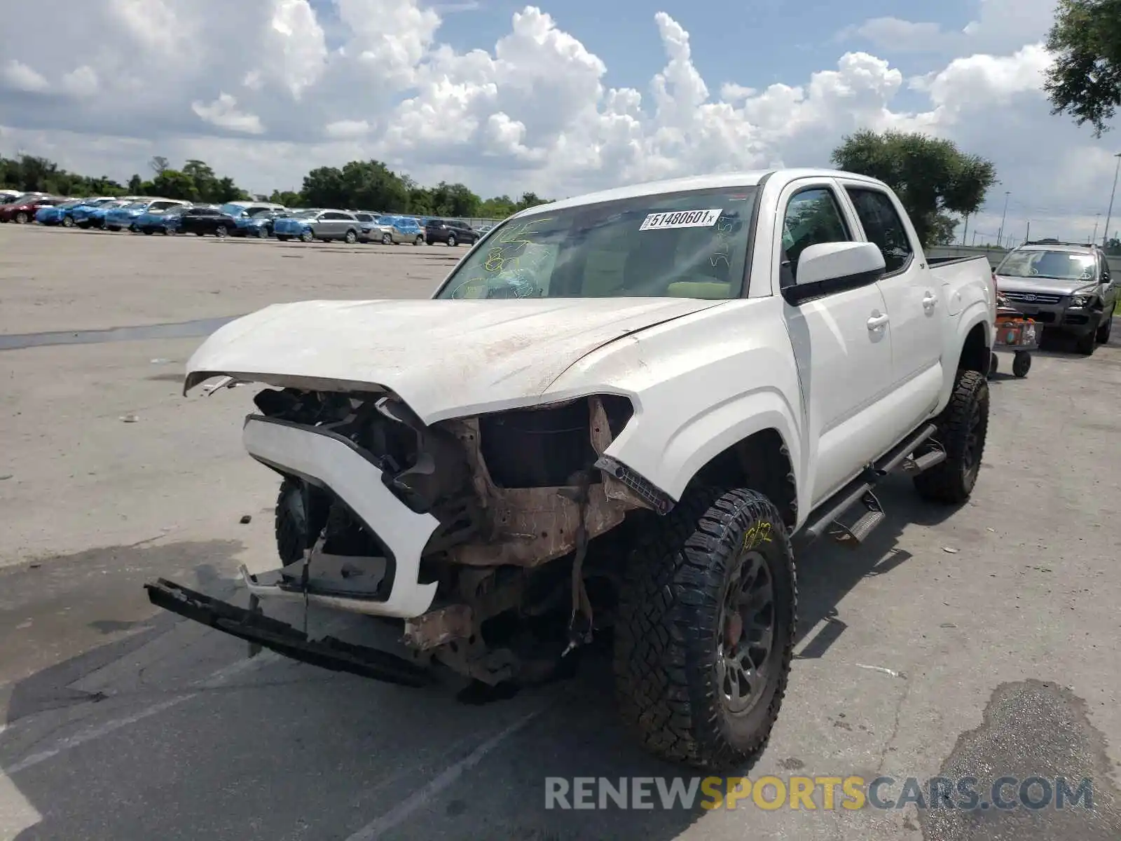 2 Photograph of a damaged car 3TMCZ5AN1MM413073 TOYOTA TACOMA 2021