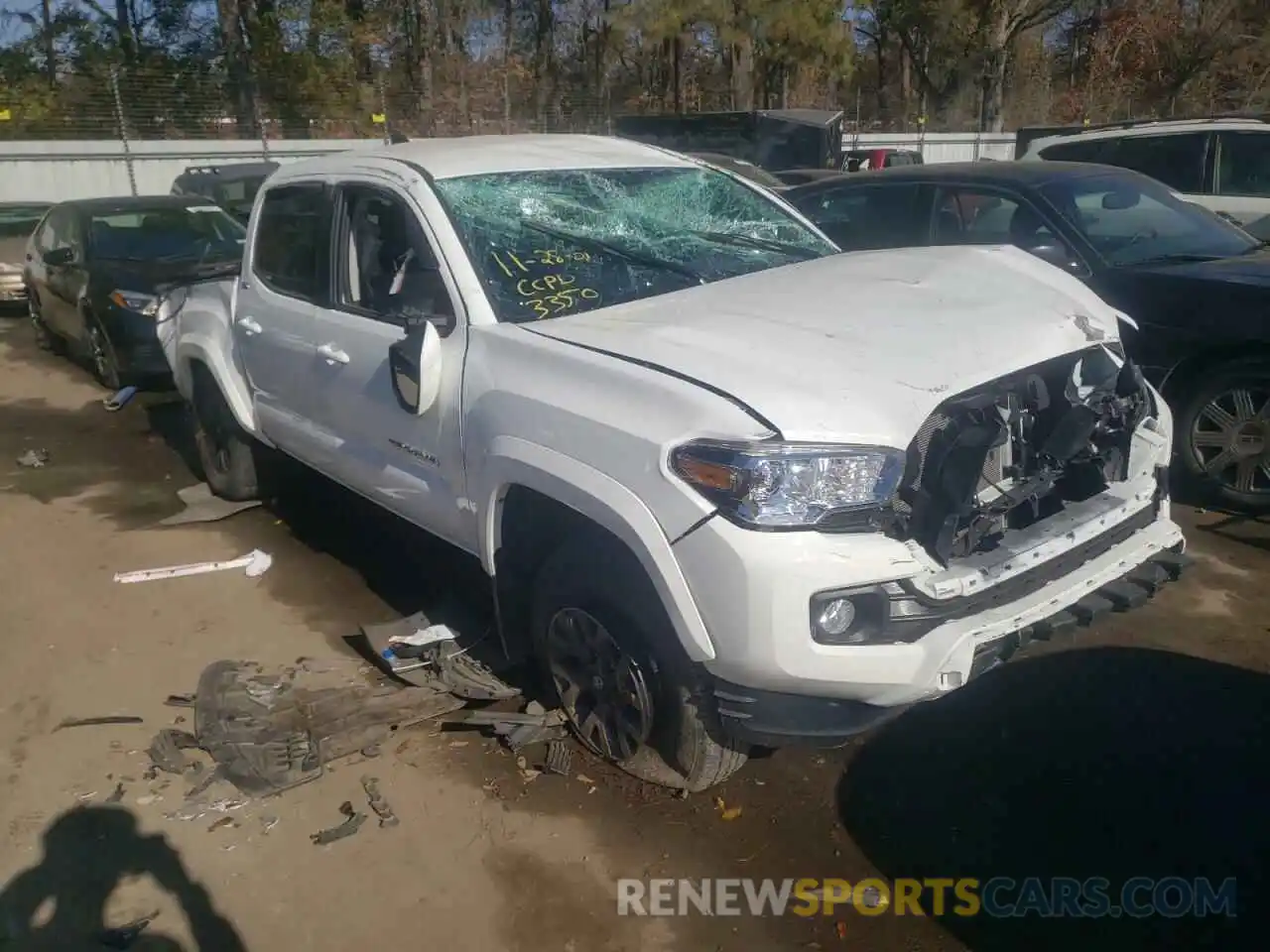 1 Photograph of a damaged car 3TMCZ5AN1MM413350 TOYOTA TACOMA 2021