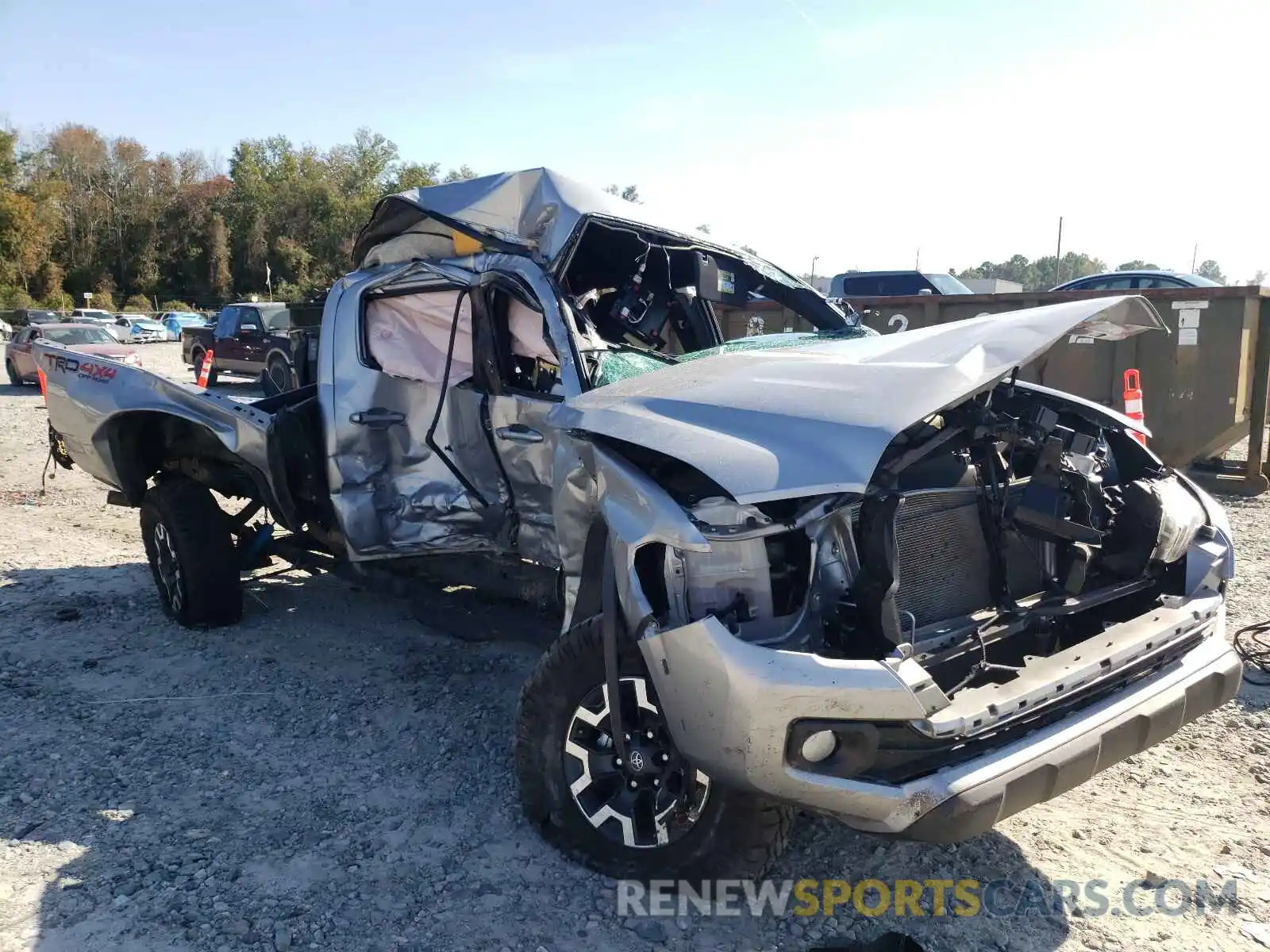 1 Photograph of a damaged car 3TMCZ5AN1MM415924 TOYOTA TACOMA 2021