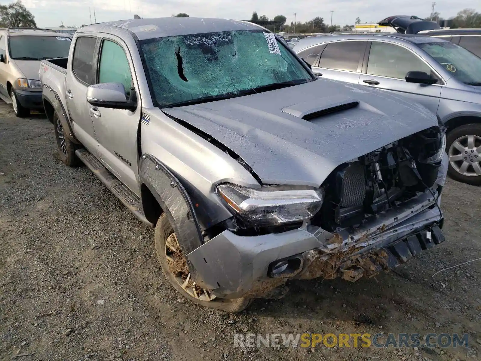 1 Photograph of a damaged car 3TMCZ5AN1MM417964 TOYOTA TACOMA 2021