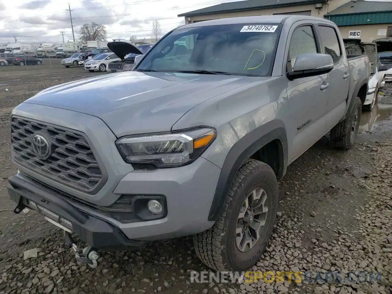 2 Photograph of a damaged car 3TMCZ5AN1MM419178 TOYOTA TACOMA 2021