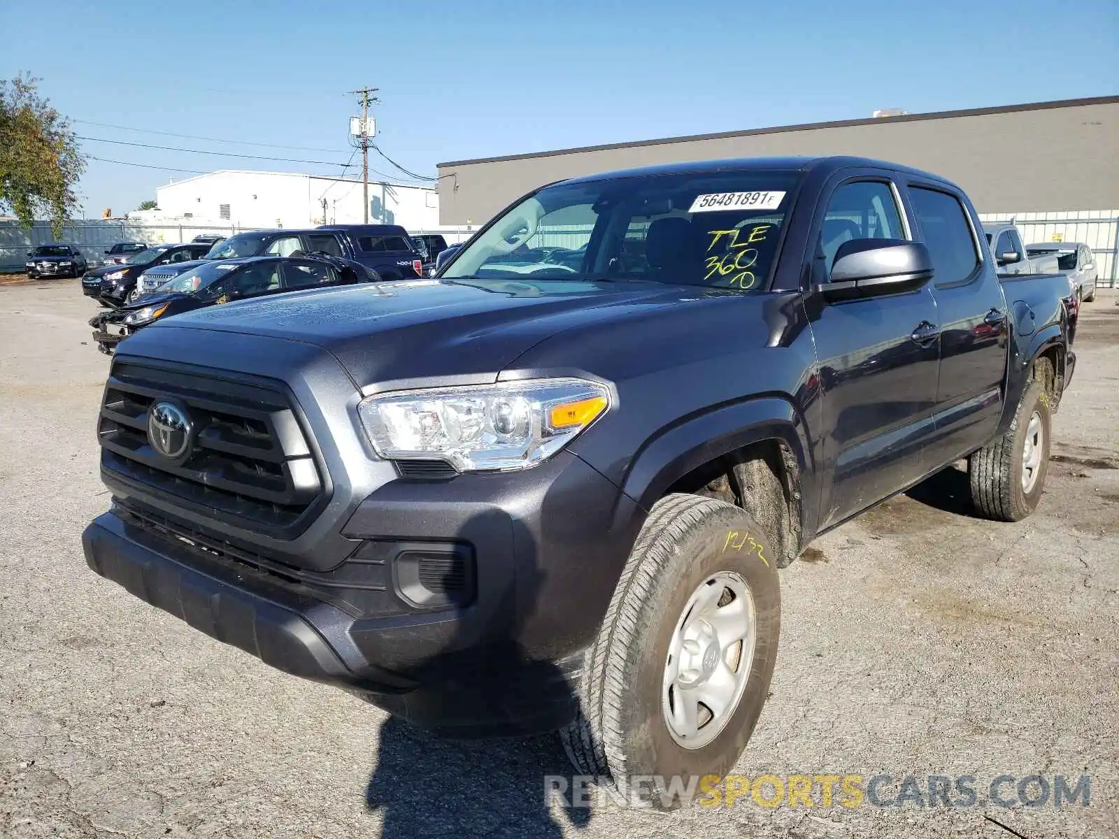 2 Photograph of a damaged car 3TMCZ5AN1MM421822 TOYOTA TACOMA 2021