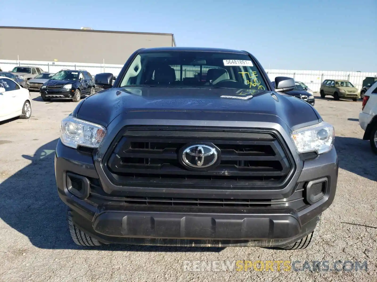 9 Photograph of a damaged car 3TMCZ5AN1MM421822 TOYOTA TACOMA 2021