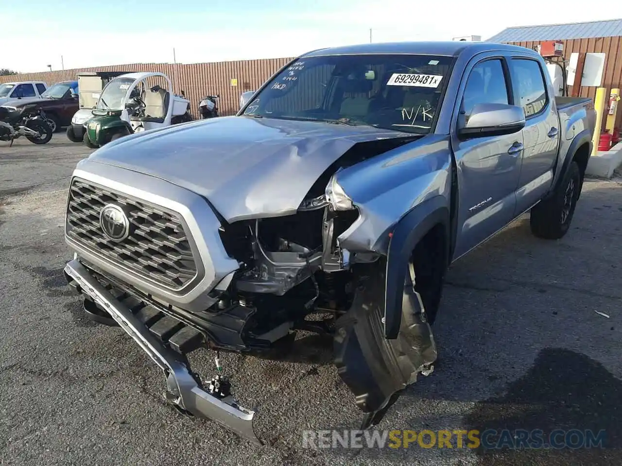 2 Photograph of a damaged car 3TMCZ5AN1MM430746 TOYOTA TACOMA 2021