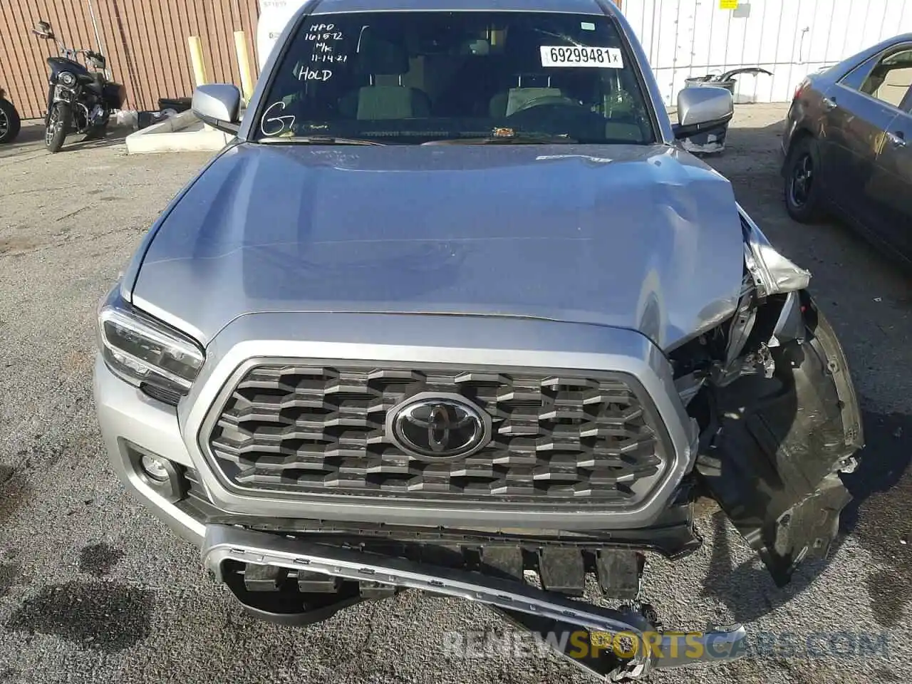 7 Photograph of a damaged car 3TMCZ5AN1MM430746 TOYOTA TACOMA 2021