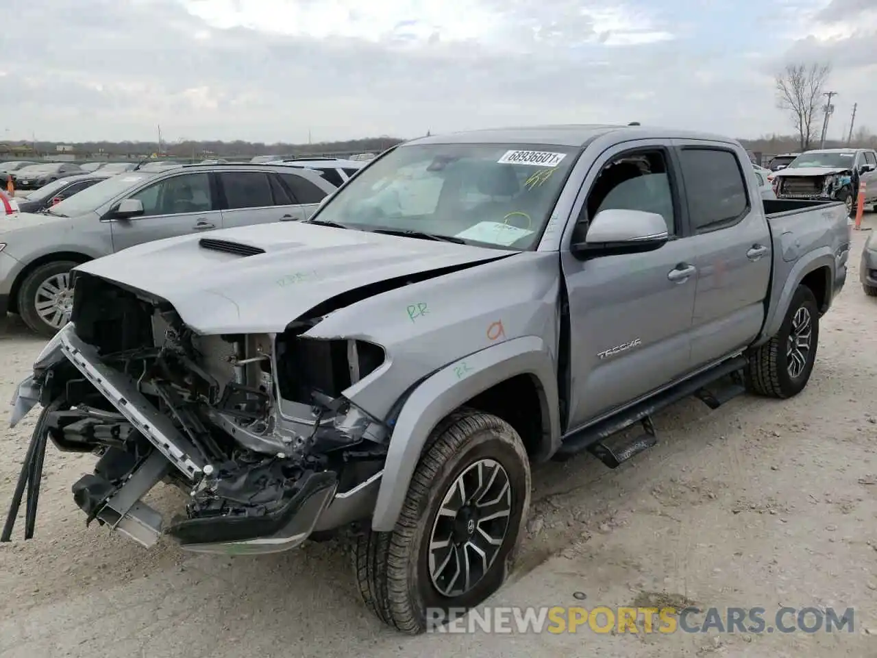 2 Photograph of a damaged car 3TMCZ5AN1MM432822 TOYOTA TACOMA 2021