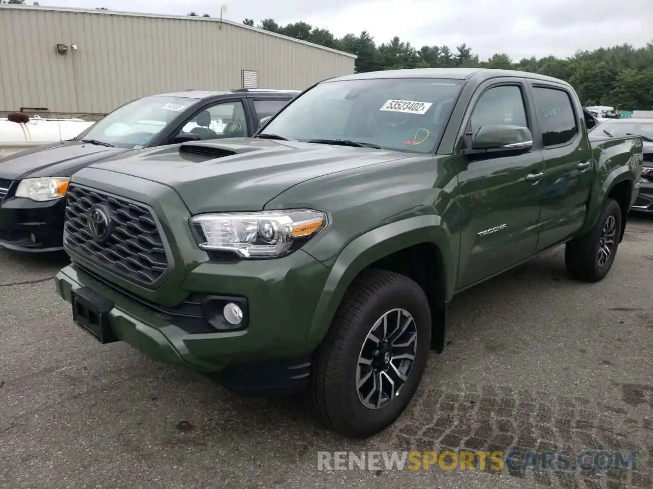 2 Photograph of a damaged car 3TMCZ5AN1MM432965 TOYOTA TACOMA 2021