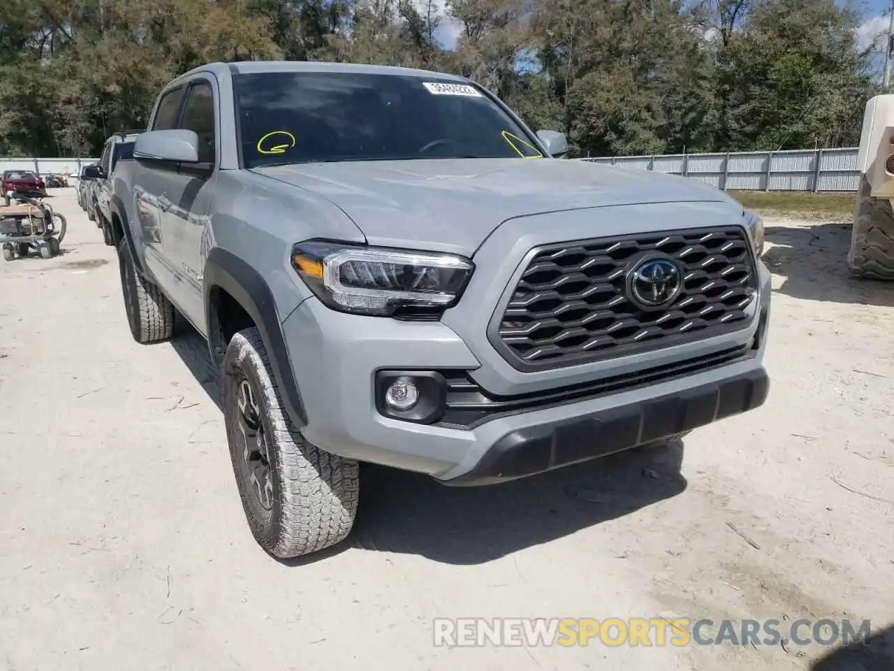 1 Photograph of a damaged car 3TMCZ5AN1MM433419 TOYOTA TACOMA 2021