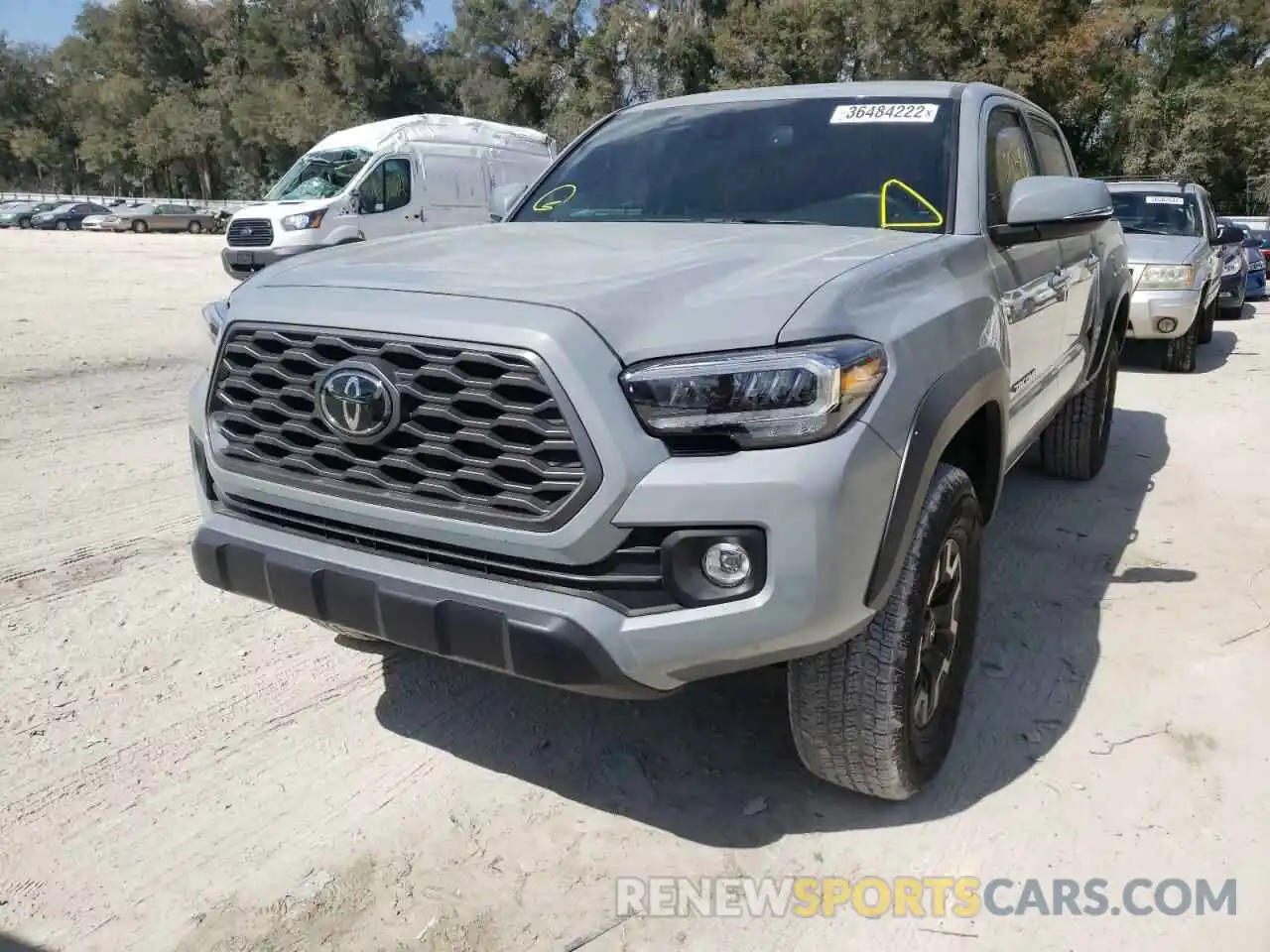 2 Photograph of a damaged car 3TMCZ5AN1MM433419 TOYOTA TACOMA 2021