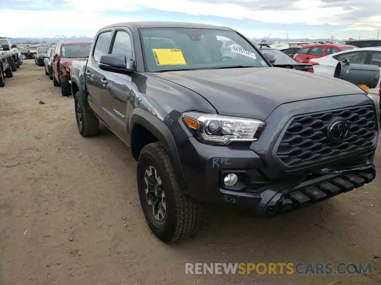 1 Photograph of a damaged car 3TMCZ5AN1MM438667 TOYOTA TACOMA 2021