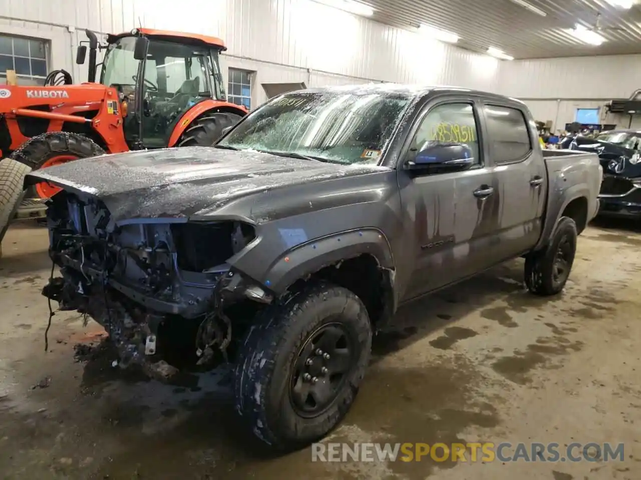 2 Photograph of a damaged car 3TMCZ5AN1MM439267 TOYOTA TACOMA 2021