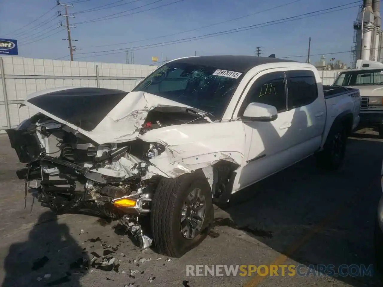 2 Photograph of a damaged car 3TMCZ5AN1MM440533 TOYOTA TACOMA 2021