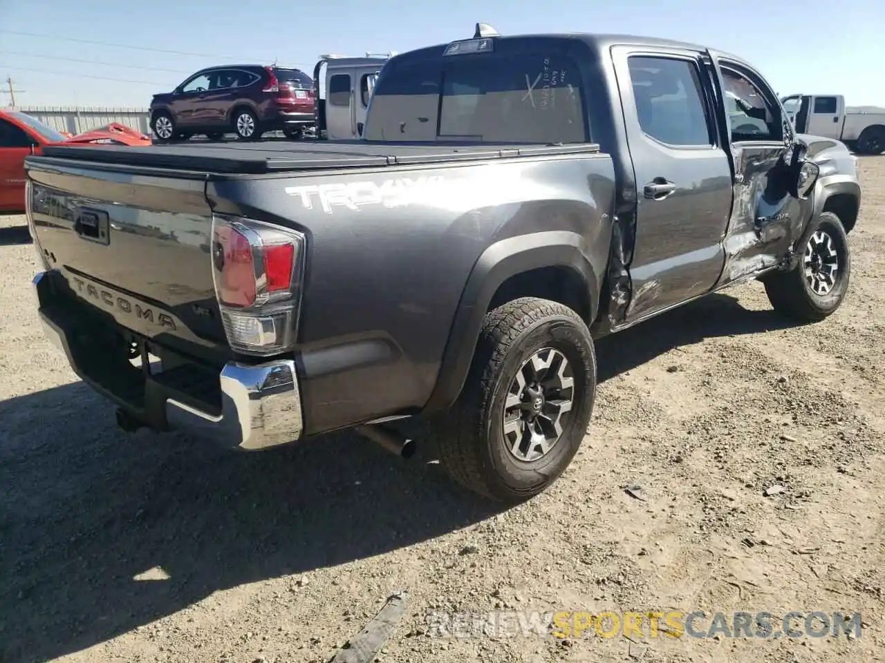 4 Фотография поврежденного автомобиля 3TMCZ5AN1MM442895 TOYOTA TACOMA 2021