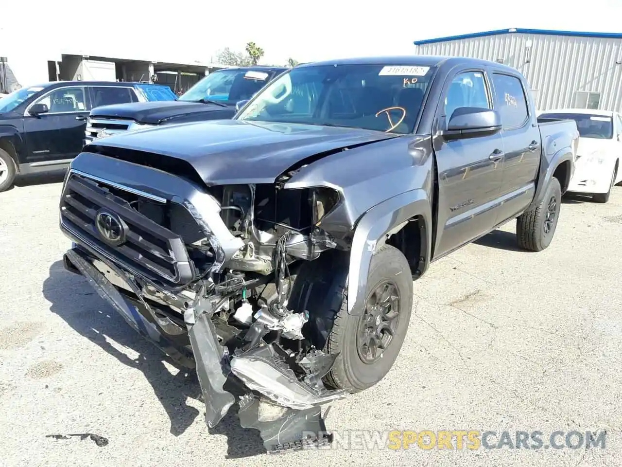 2 Photograph of a damaged car 3TMCZ5AN1MM444064 TOYOTA TACOMA 2021