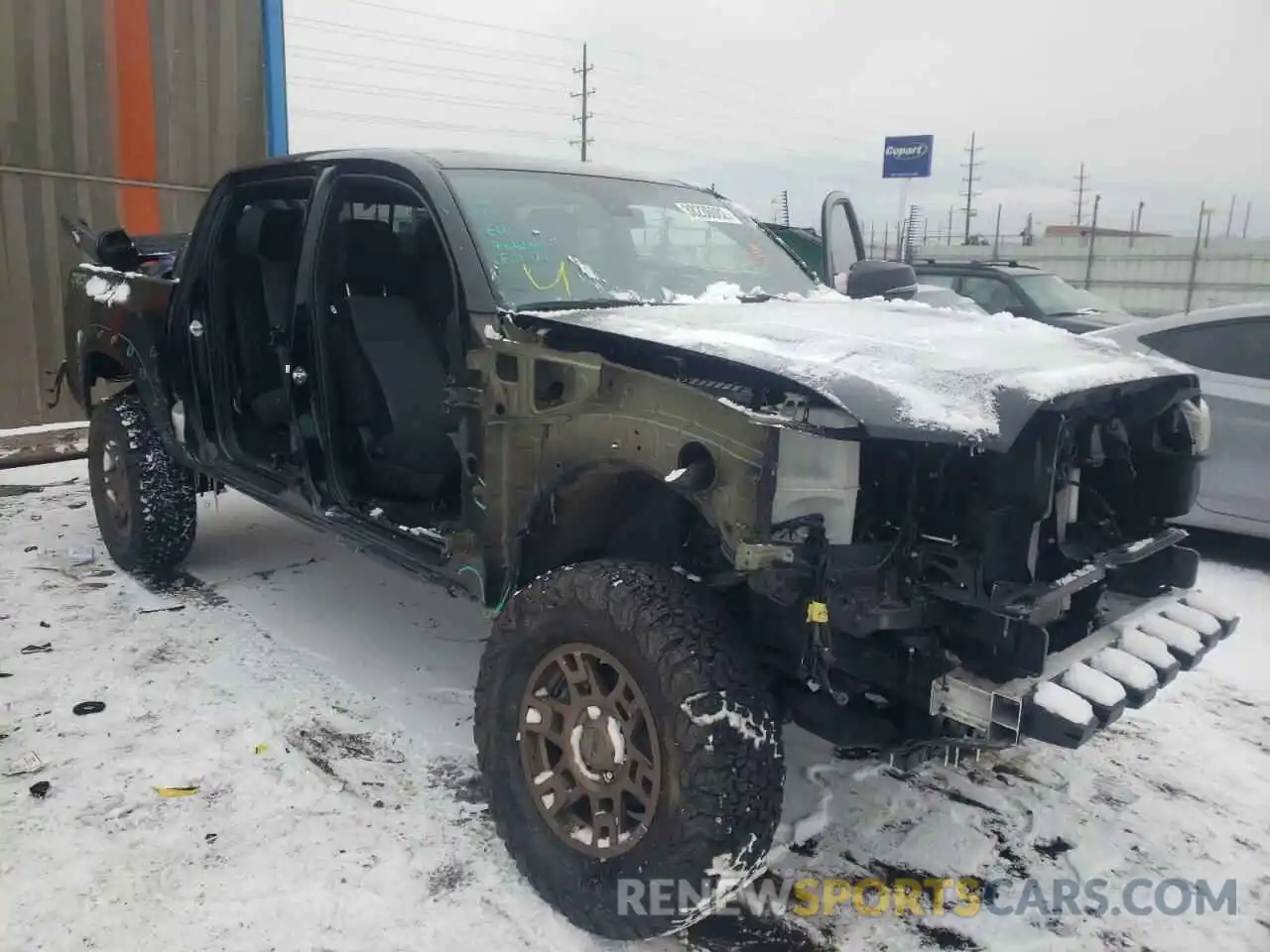 1 Photograph of a damaged car 3TMCZ5AN1MM452245 TOYOTA TACOMA 2021