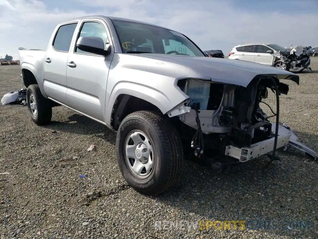 1 Photograph of a damaged car 3TMCZ5AN2MM374431 TOYOTA TACOMA 2021