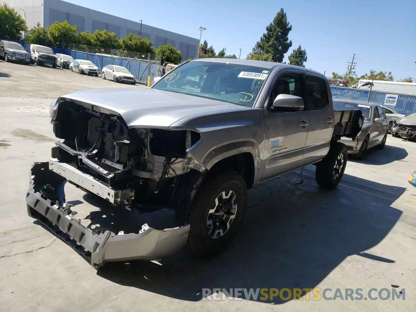 2 Photograph of a damaged car 3TMCZ5AN2MM375014 TOYOTA TACOMA 2021