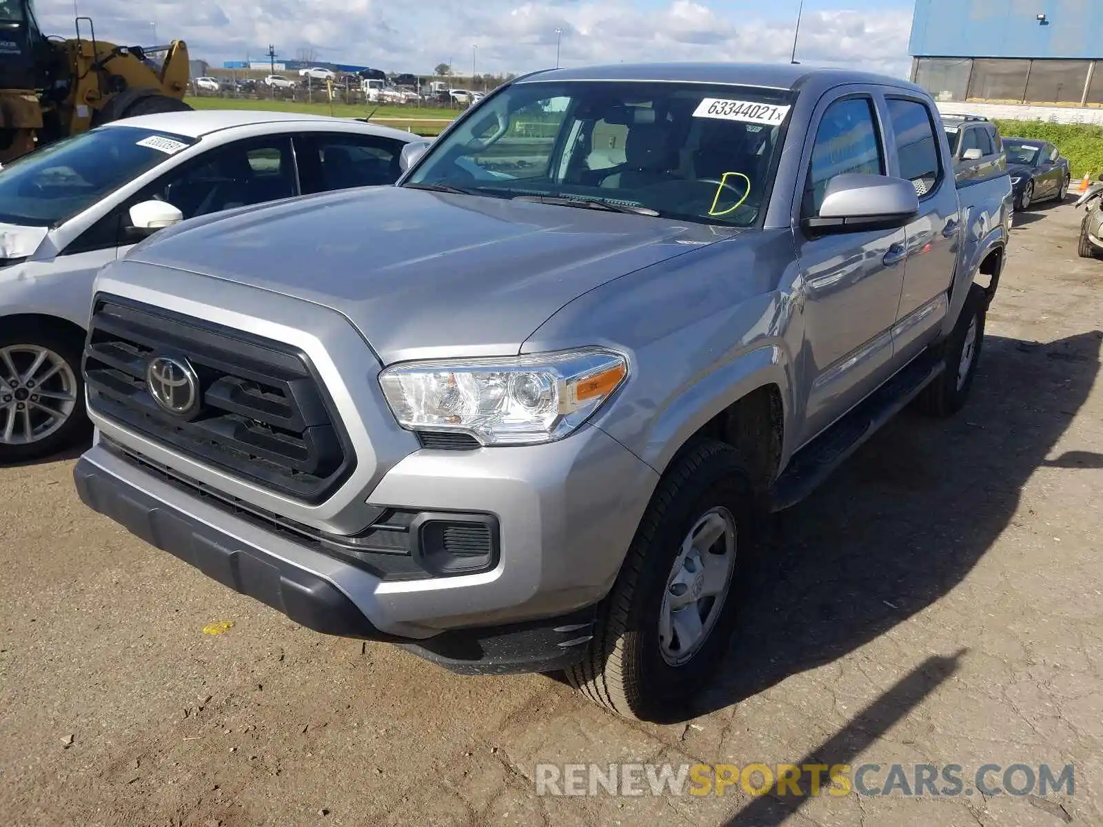 2 Photograph of a damaged car 3TMCZ5AN2MM378009 TOYOTA TACOMA 2021