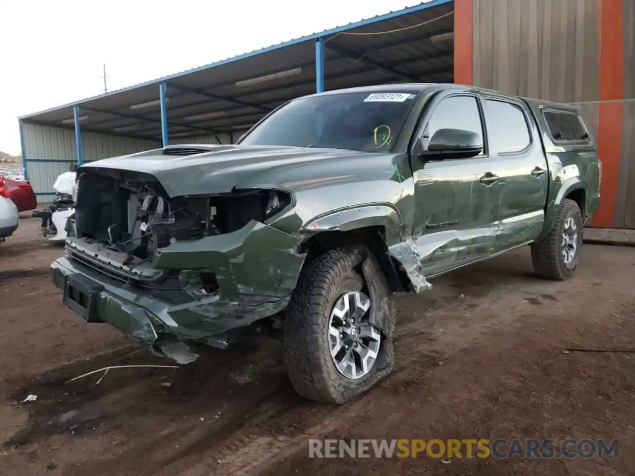 2 Фотография поврежденного автомобиля 3TMCZ5AN2MM389916 TOYOTA TACOMA 2021