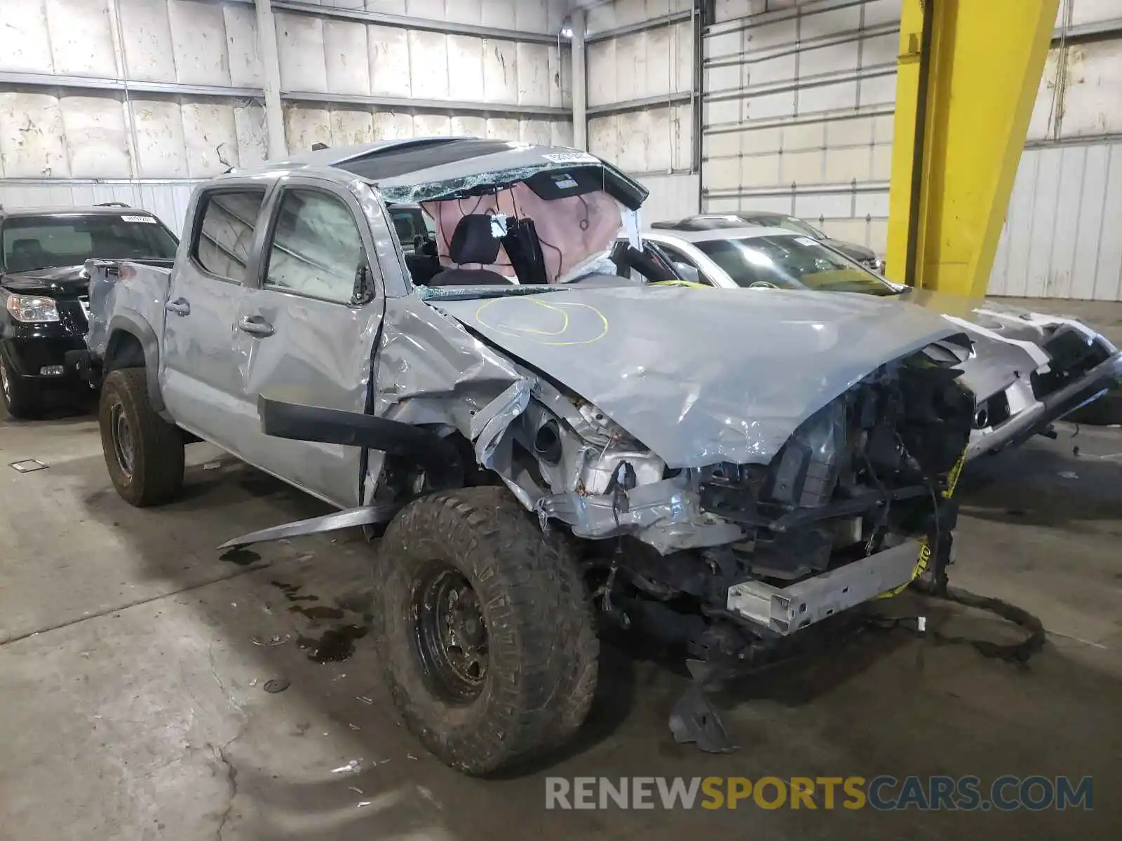 1 Photograph of a damaged car 3TMCZ5AN2MM390208 TOYOTA TACOMA 2021