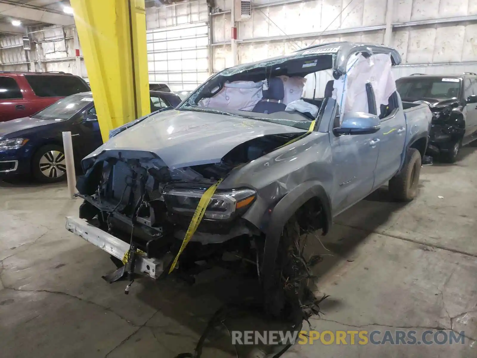 2 Photograph of a damaged car 3TMCZ5AN2MM390208 TOYOTA TACOMA 2021