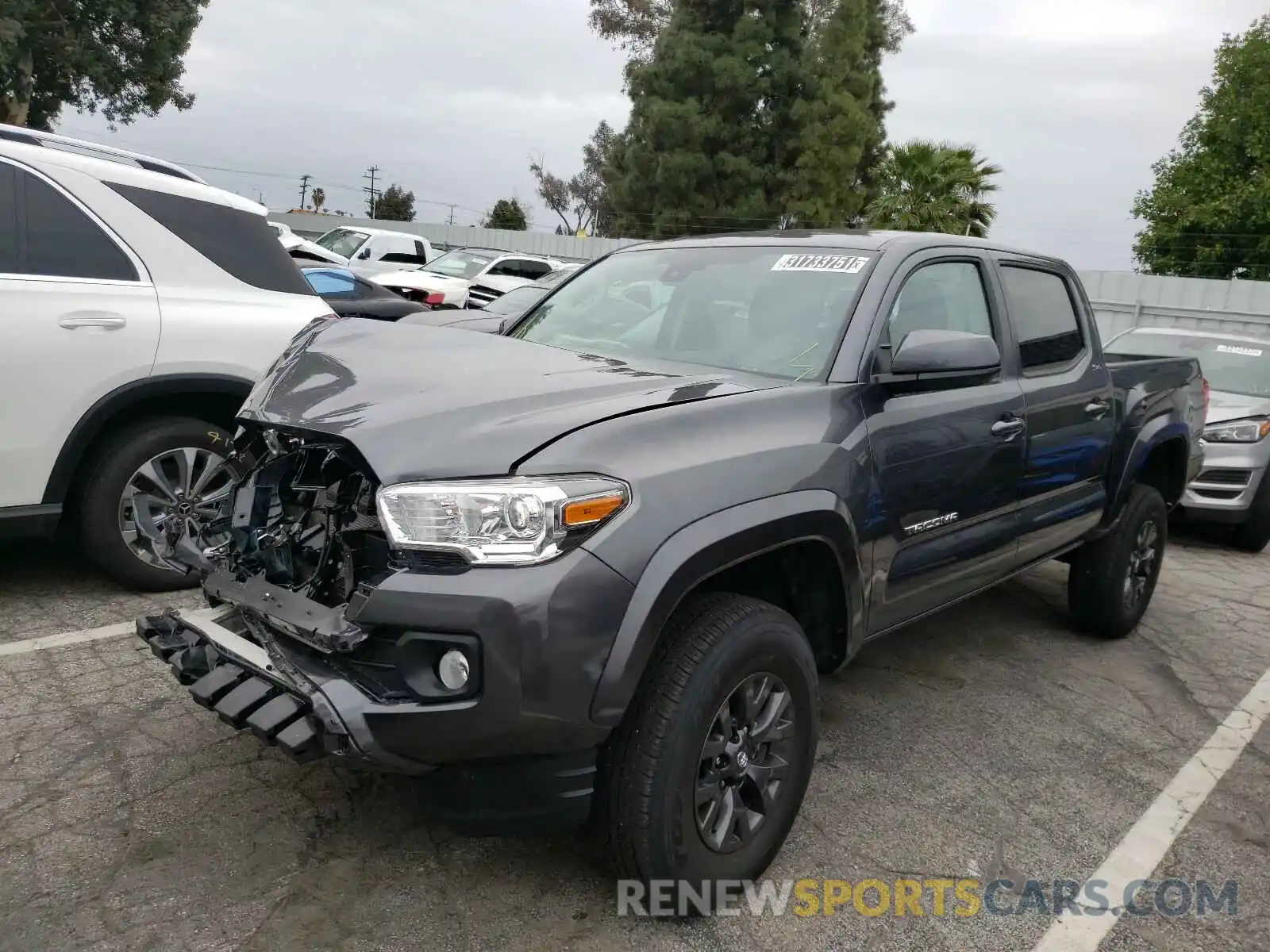 2 Photograph of a damaged car 3TMCZ5AN2MM398650 TOYOTA TACOMA 2021