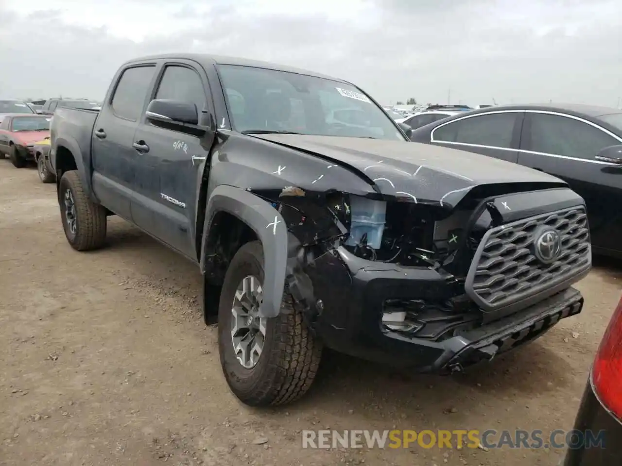 1 Photograph of a damaged car 3TMCZ5AN2MM398695 TOYOTA TACOMA 2021